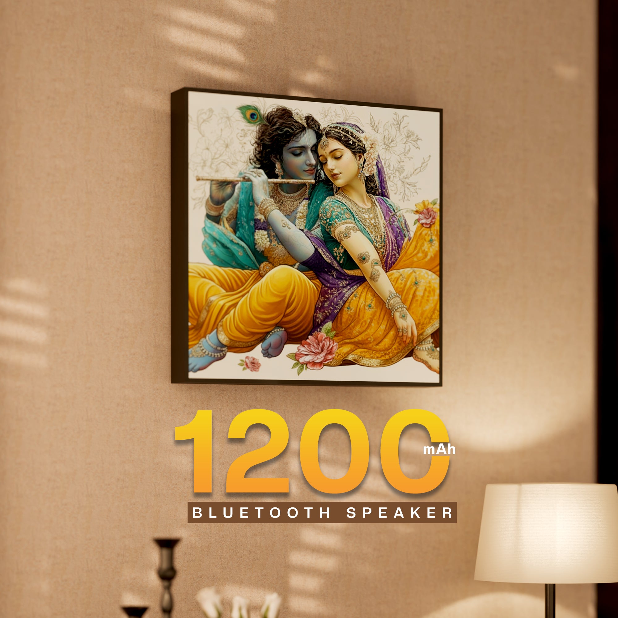 JC Wall Art Wireless Speaker High Quality Sound for Home