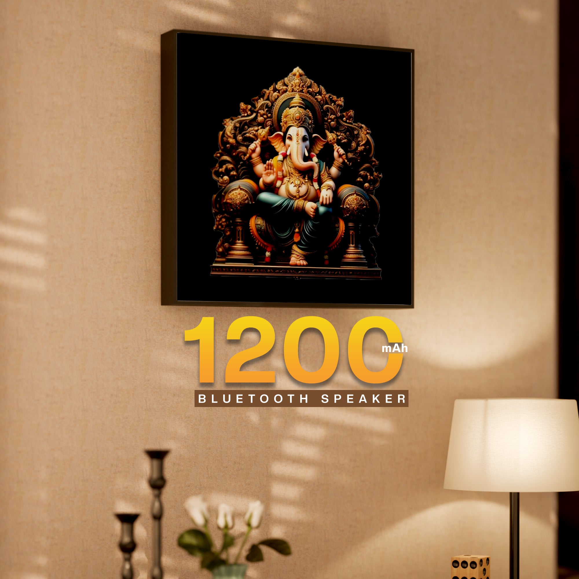 JC Wall Art Wireless Speaker High Quality Sound for Home
