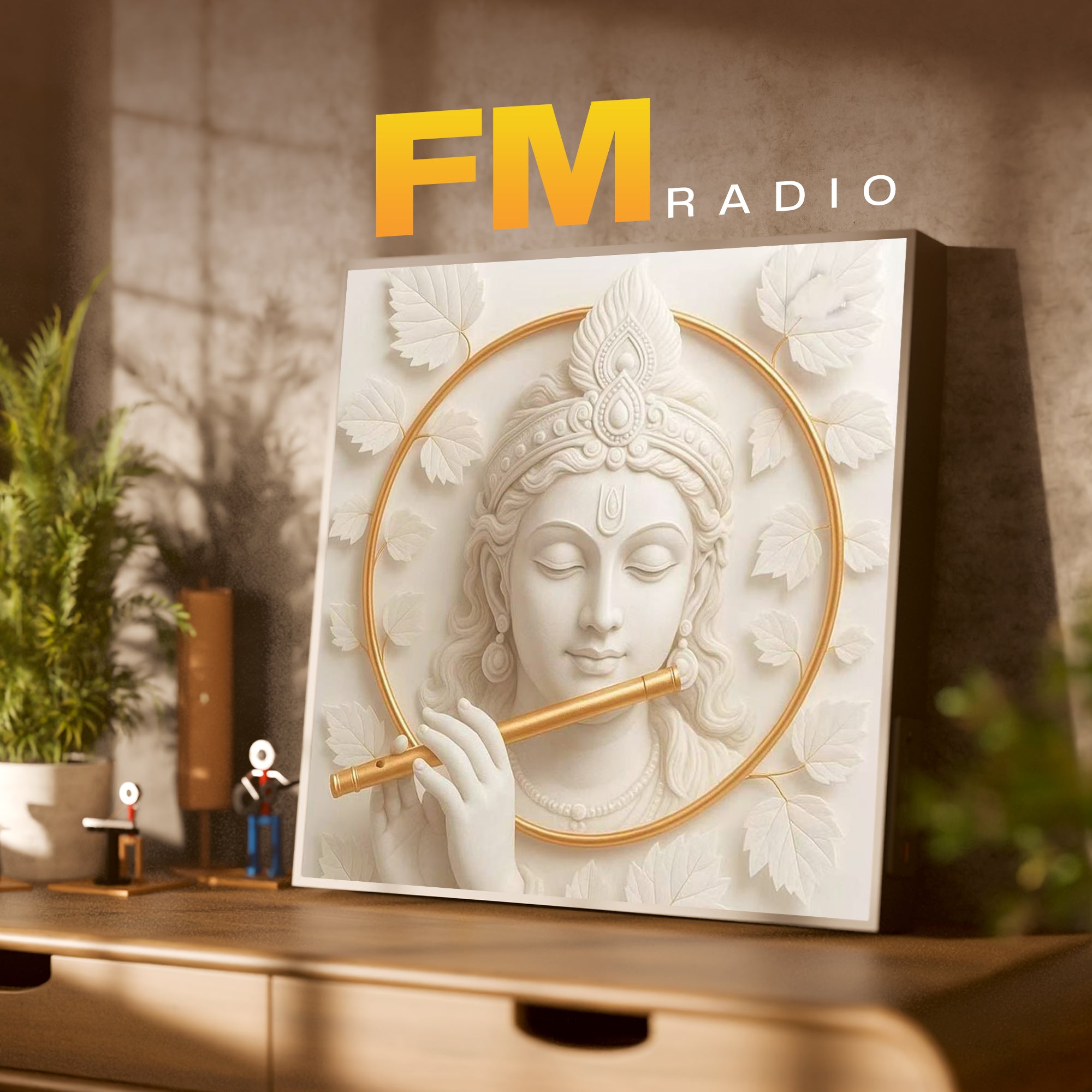 JC Wall Art Wireless Speaker High Quality Sound for Home
