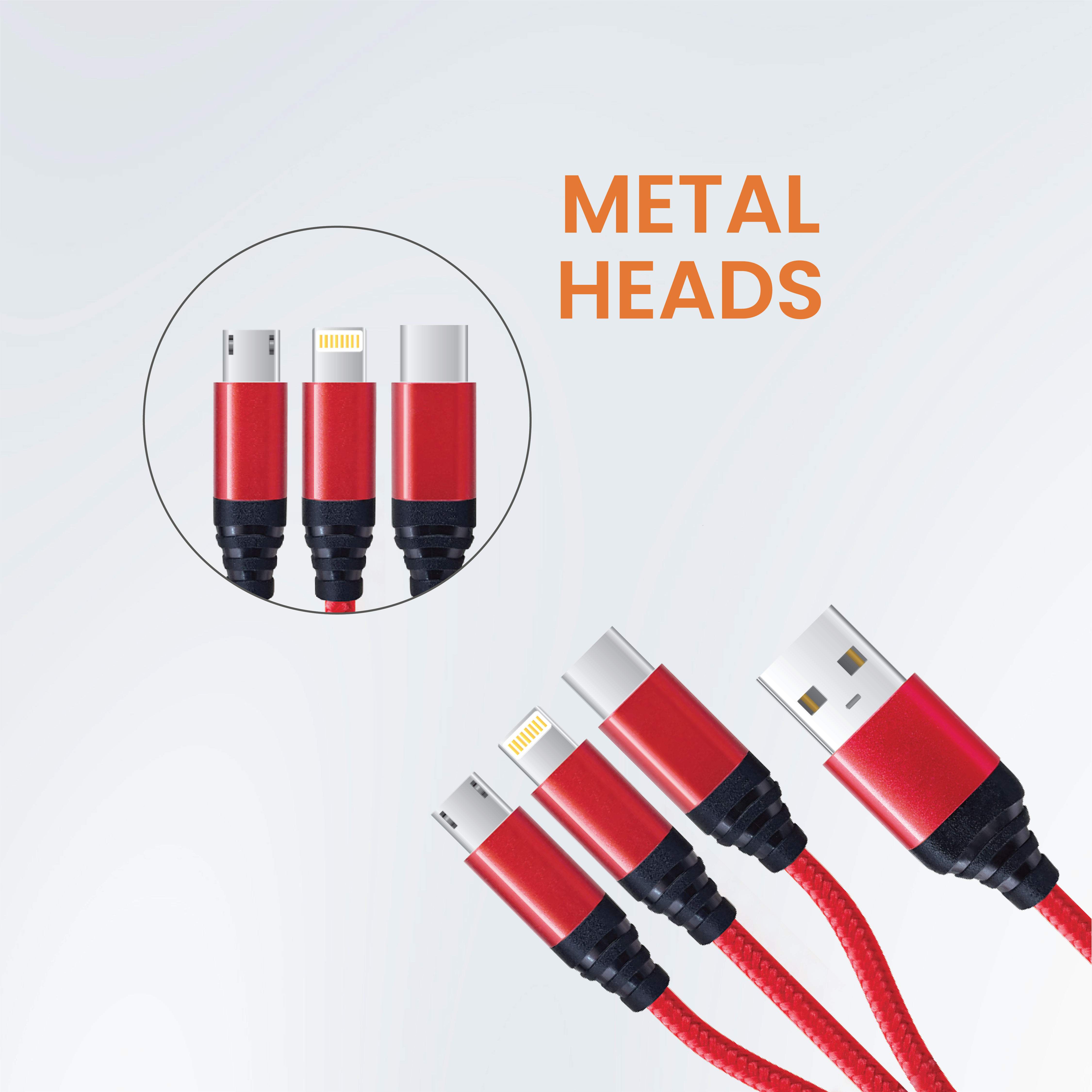 JC SSPEEDY GO 3-in-1 Braided Cable (65W)