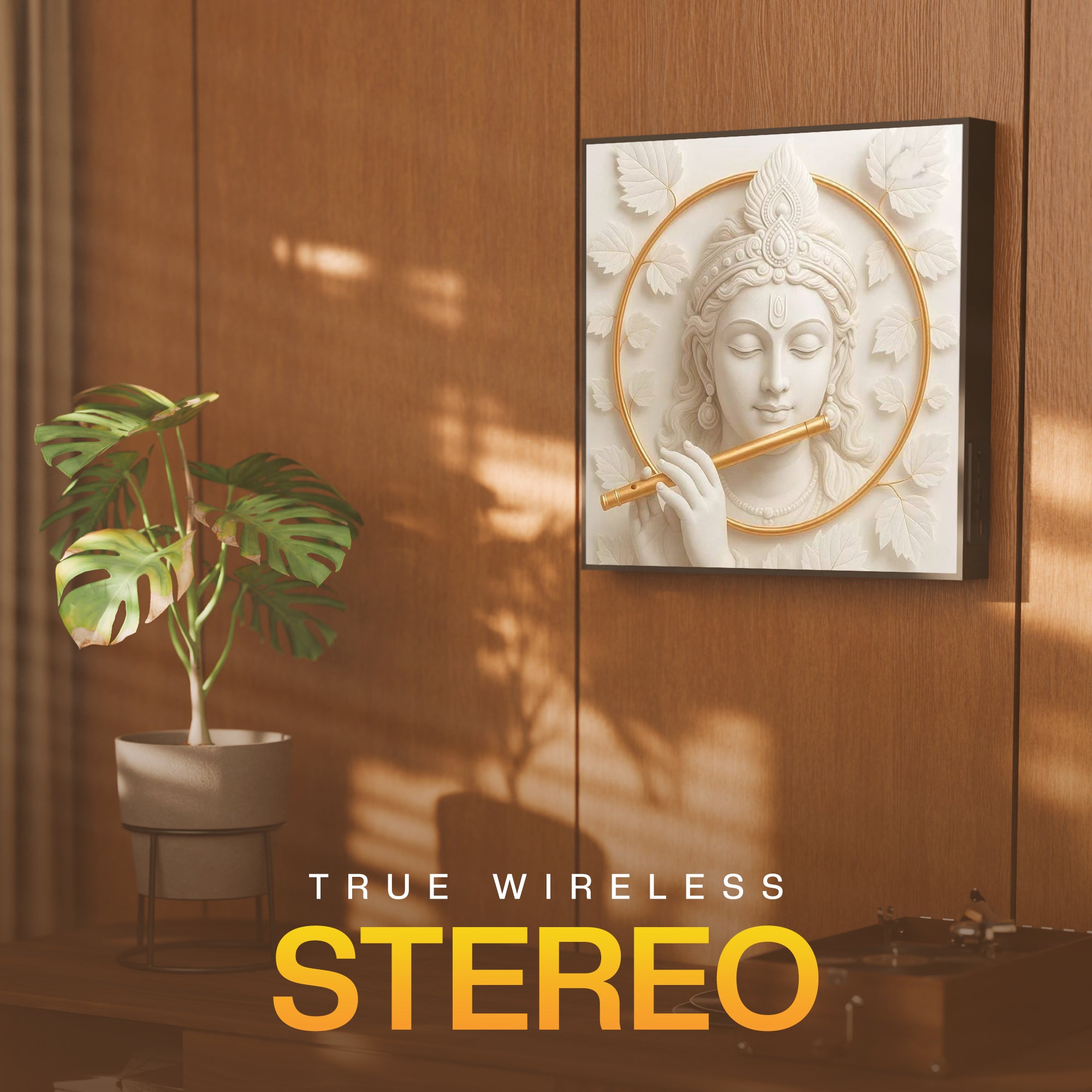 JC Wall Art Wireless Speaker High Quality Sound for Home