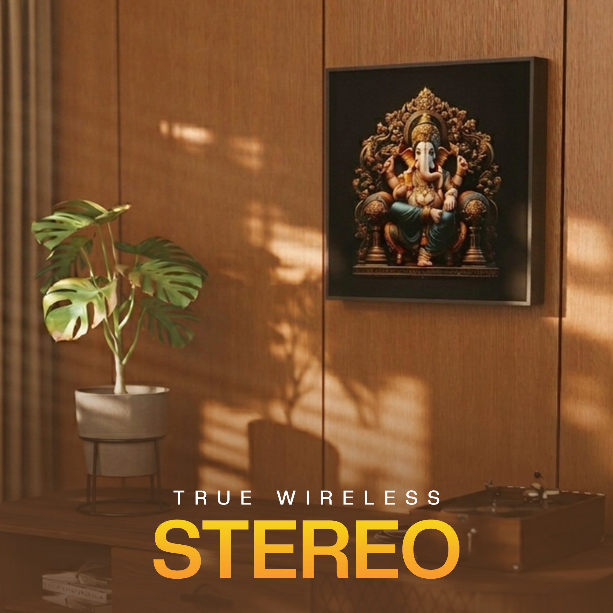 JC Wall Art Wireless Speaker High Quality Sound for Home