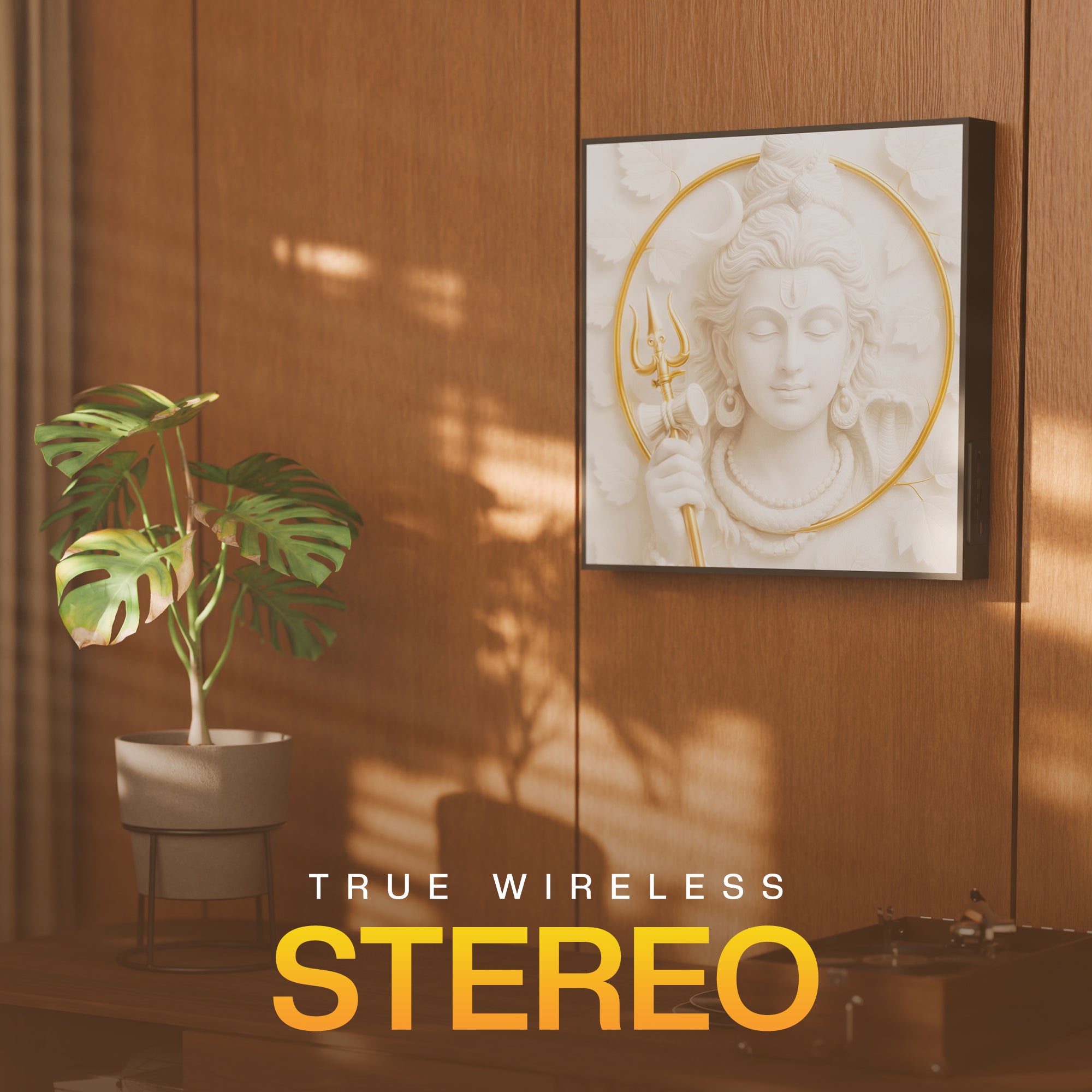 JC Wall Art Wireless Speaker High Quality Sound for Home