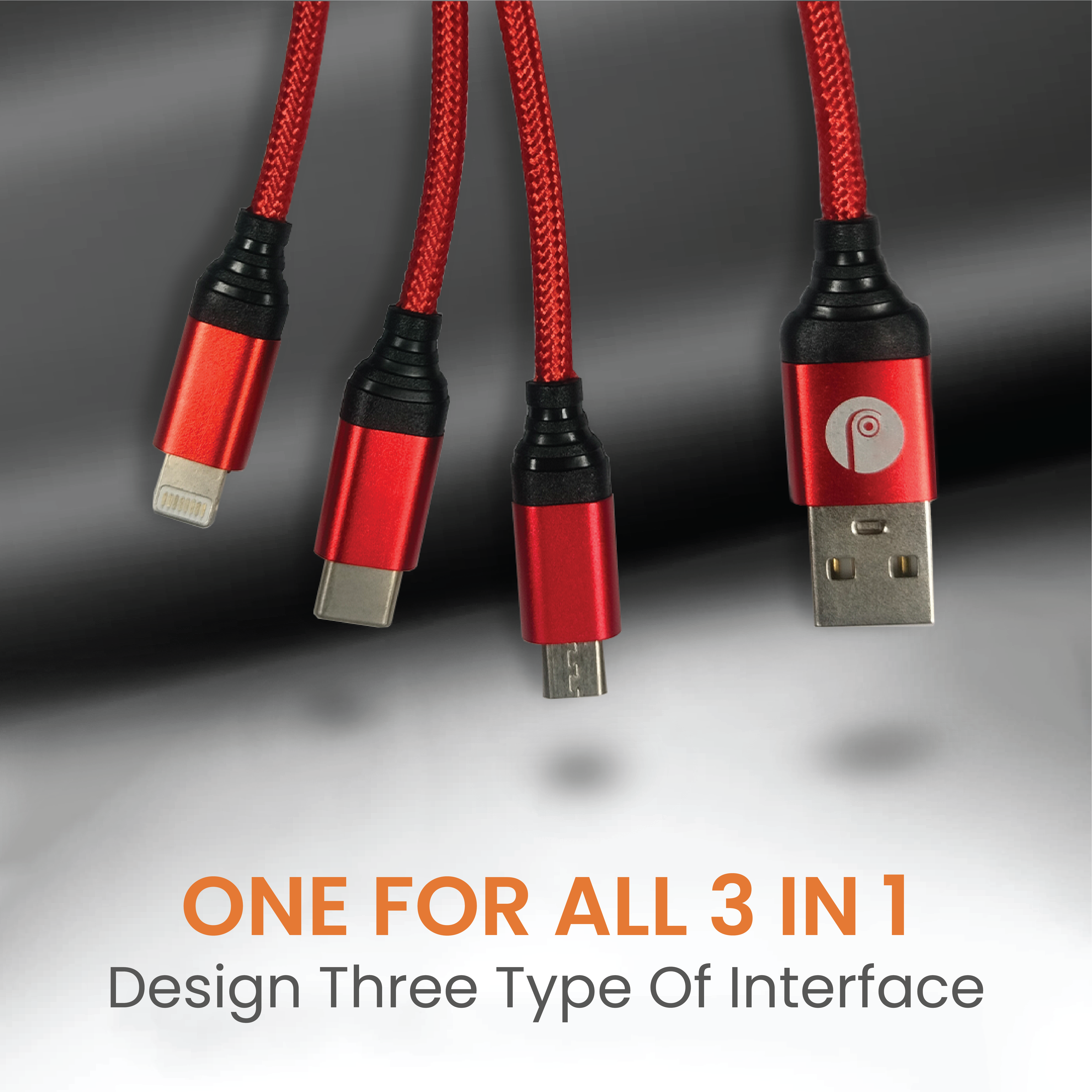 JC SSPEEDY GO 3-in-1 Braided Cable (65W)