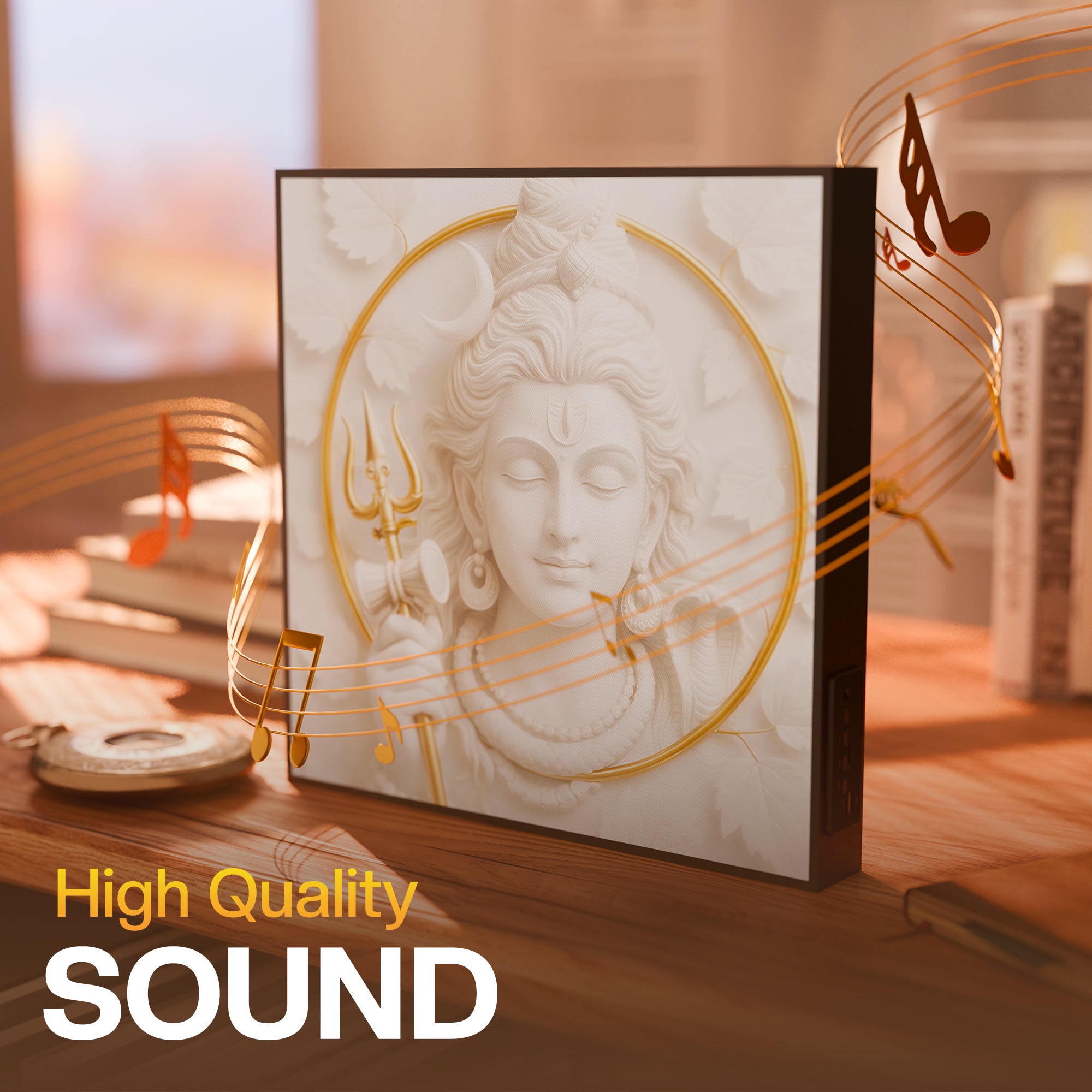 JC Wall Art Wireless Speaker High Quality Sound for Home