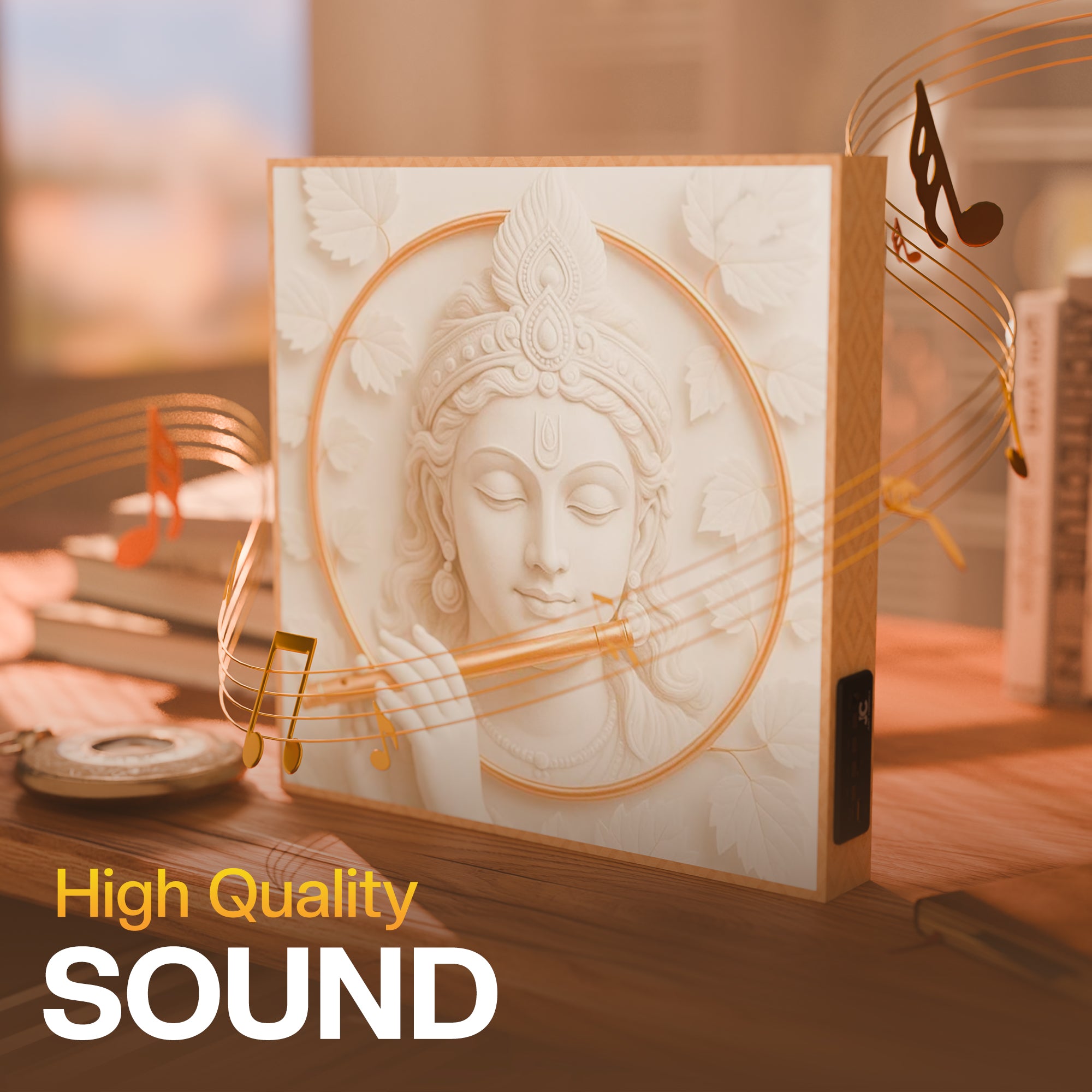 JC Wall Art Wireless Speaker High Quality Sound for Home