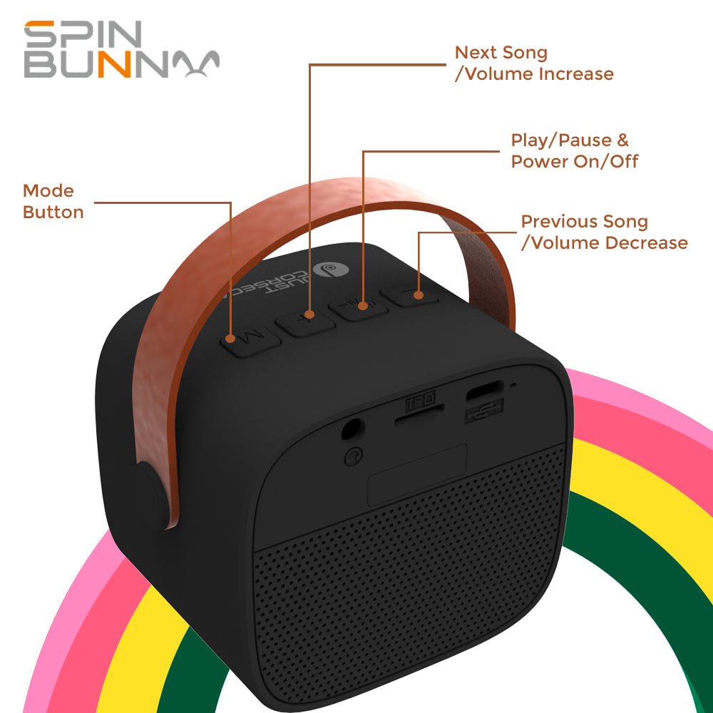 Spin Bunny Karaoke Portable Speaker