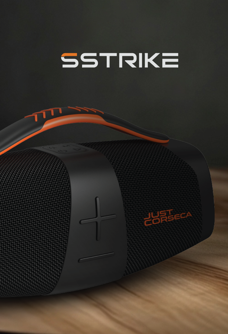 JC Sstrike 40W Bluetooth Speaker – Portable Bass, LED Sync & TWS