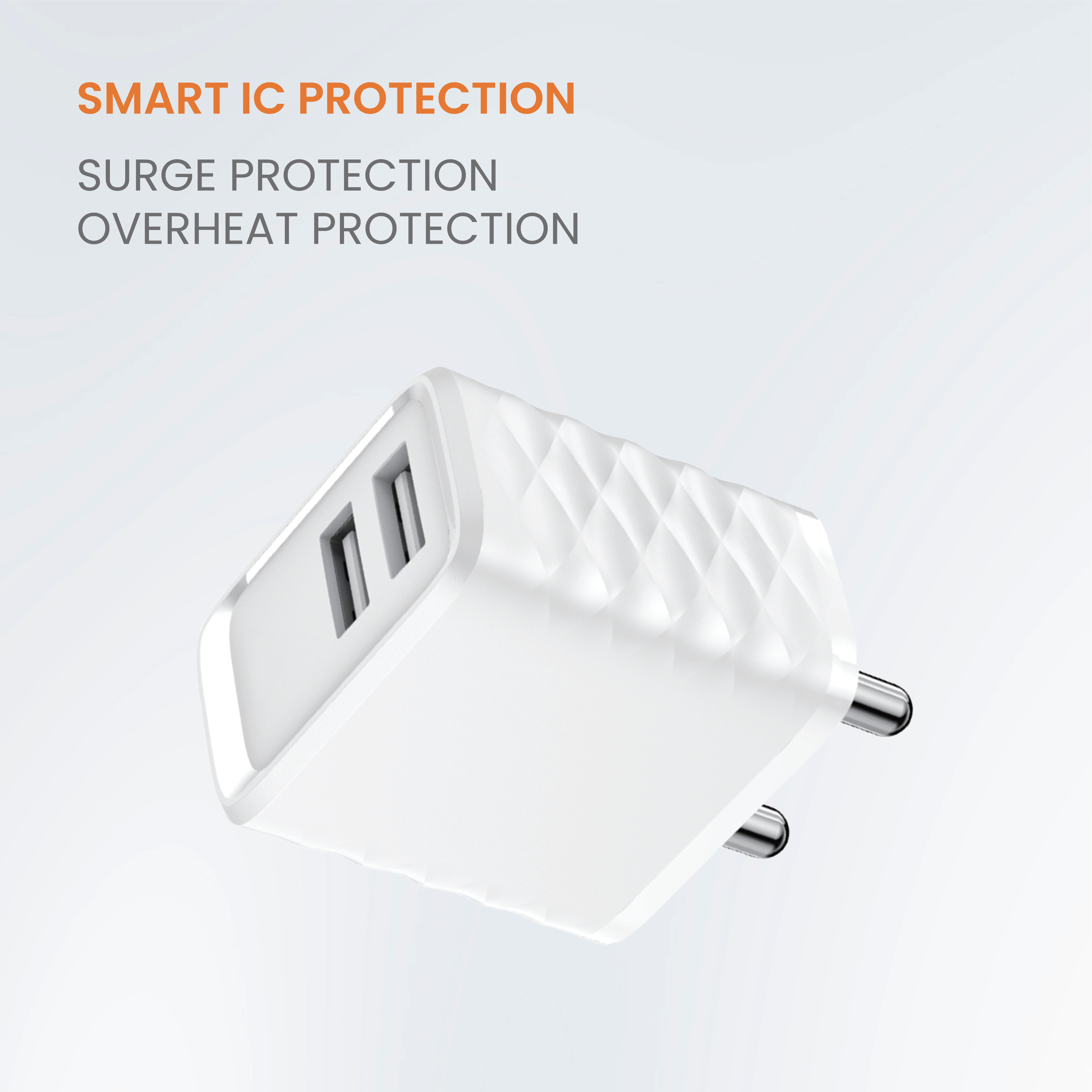 JC SSPEED JST968 12W Dual-Port Travel Charger