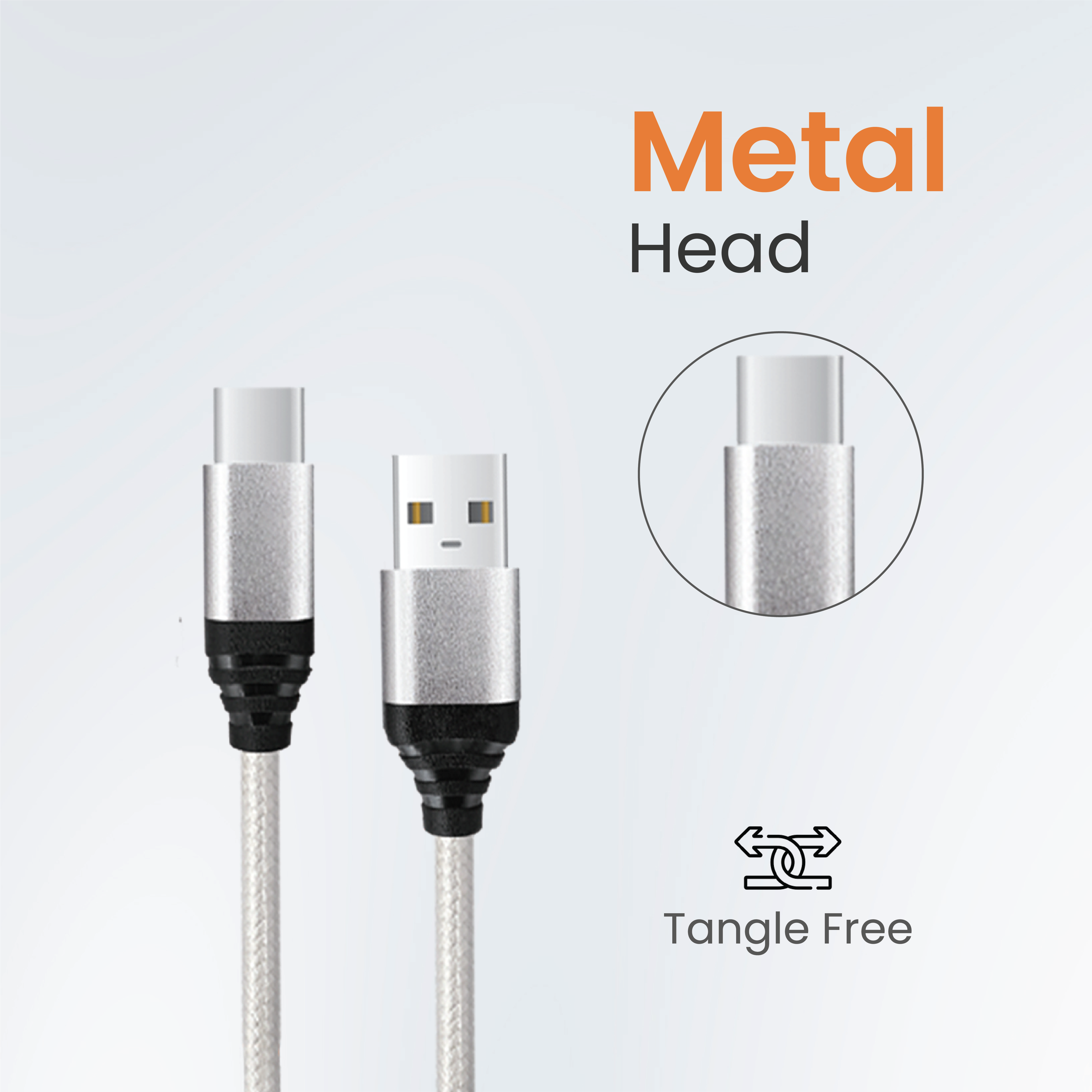 Jc Control Cable JC SSPEEDY GO 65W Braided USB → Type-C Cable – Fast Charge & Data Sync