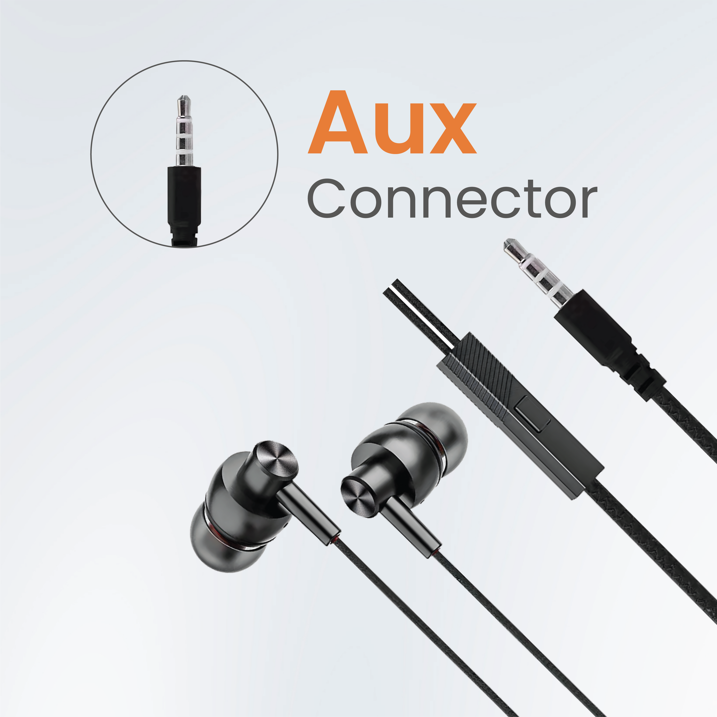 JC SyncTone Wired Earphones – Deep Bass, Clear Treble, Built-in