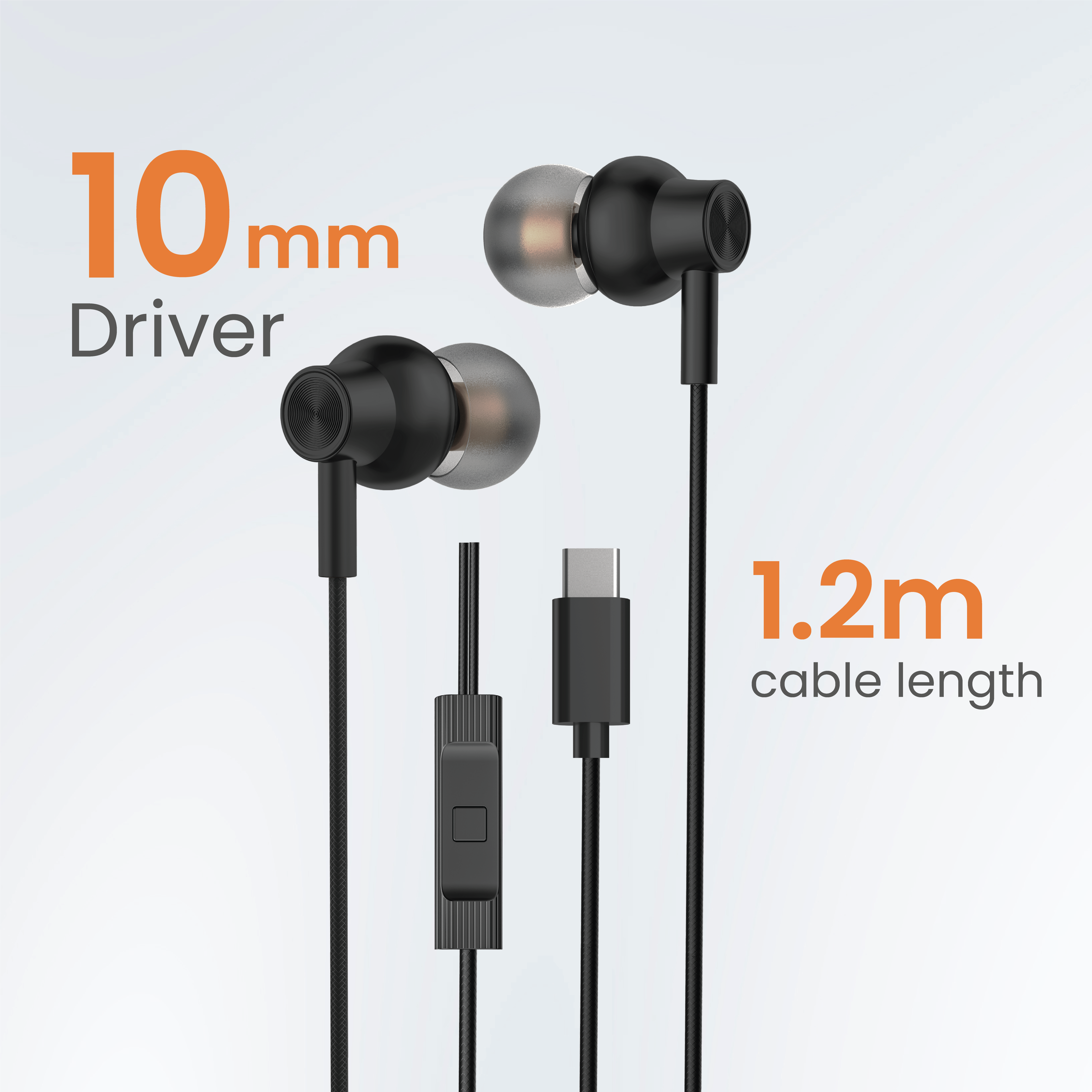 JC SyncVibe Type-C Wired Earphones
