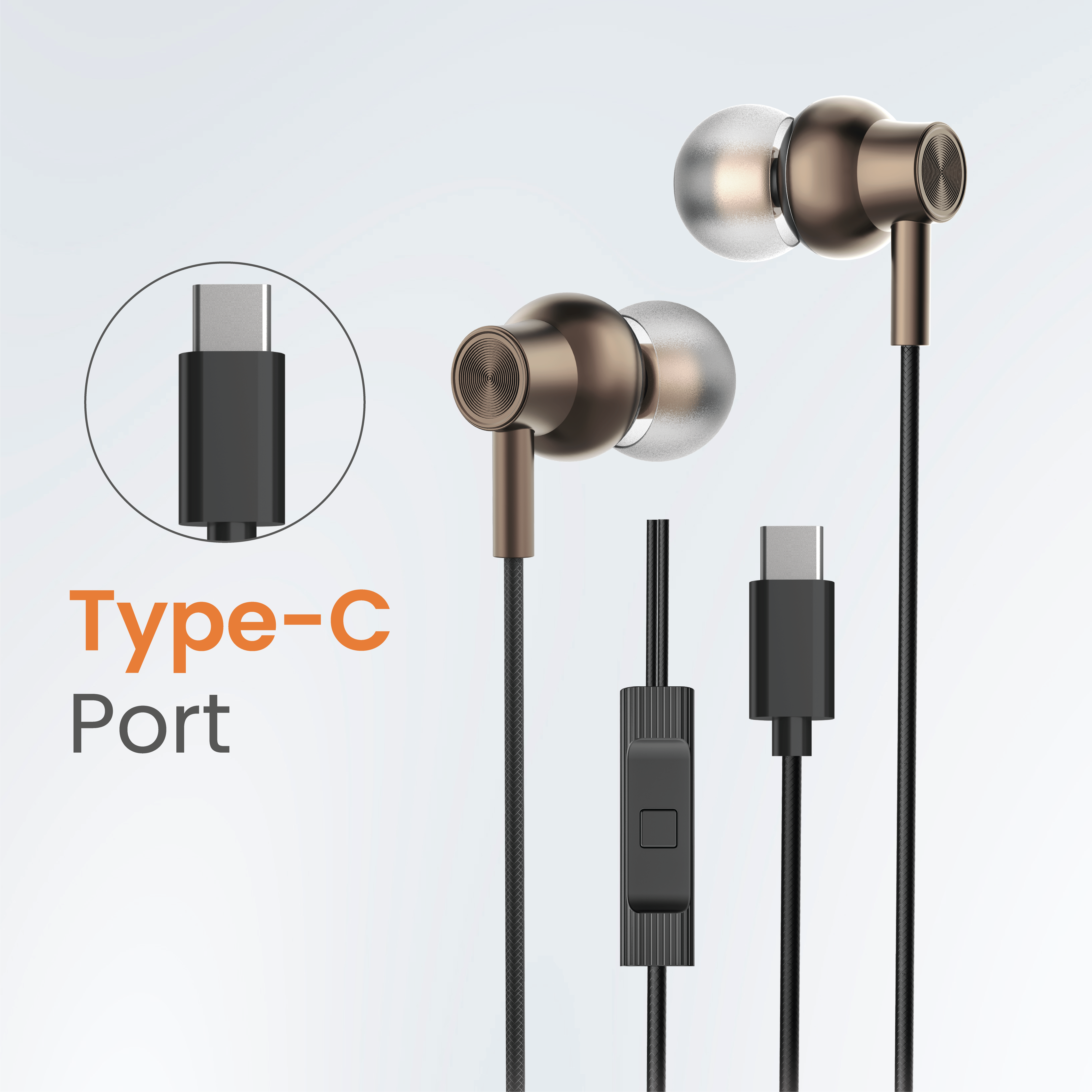 JC SyncVibe Type-C Wired Earphones