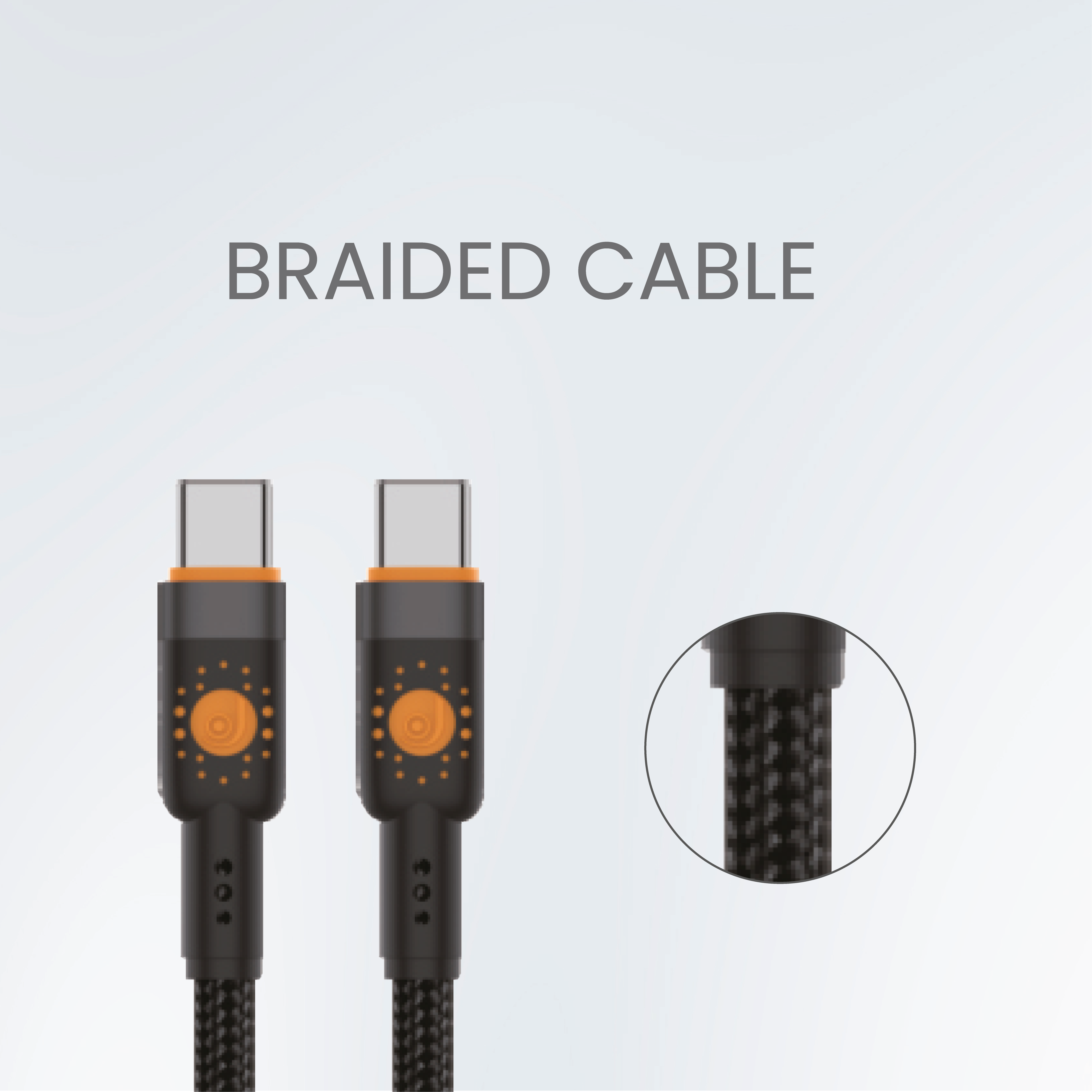 JC Speedy Go Type-C to Type-C Braided Cable