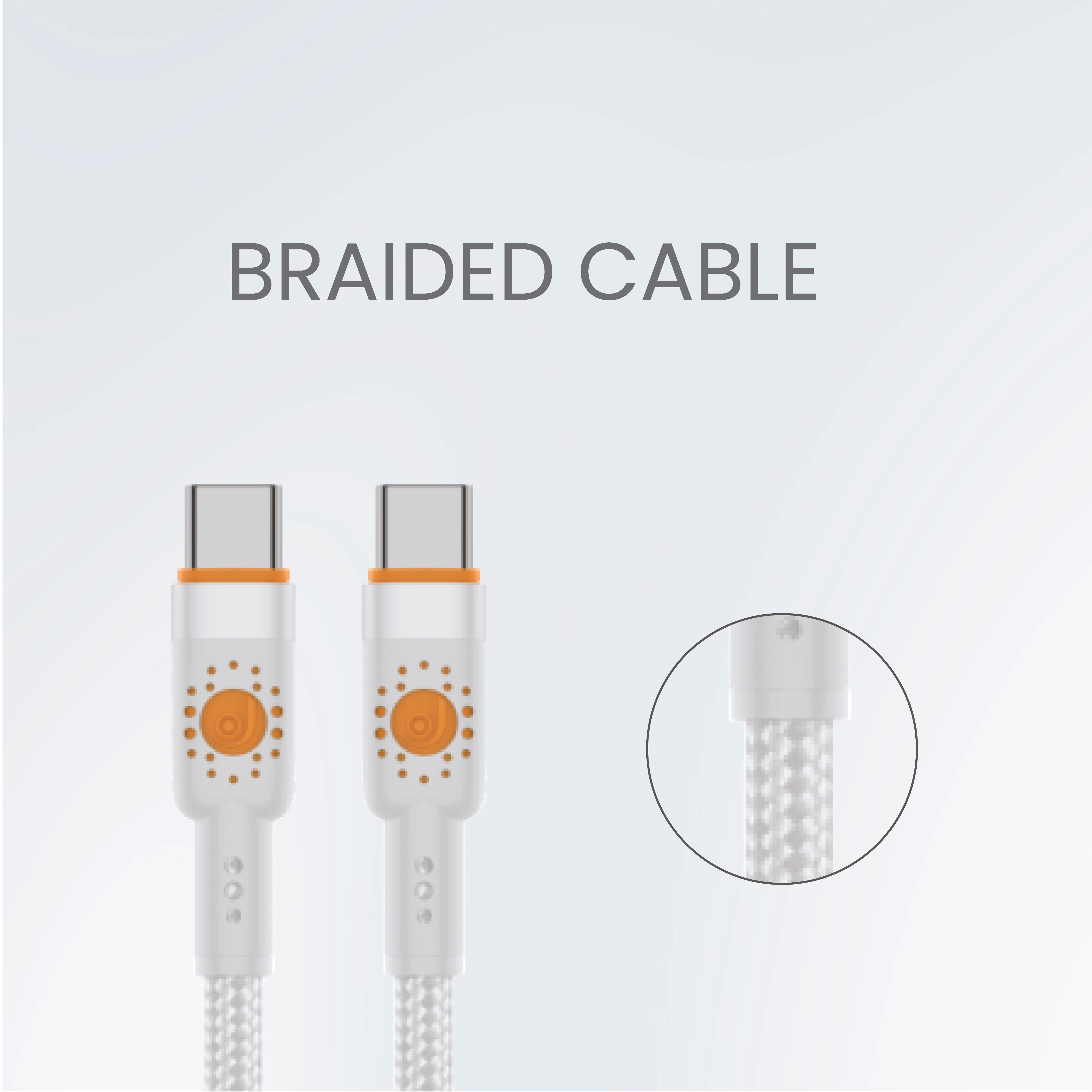 JC Speedy Go Type-C to Type-C Braided Cable
