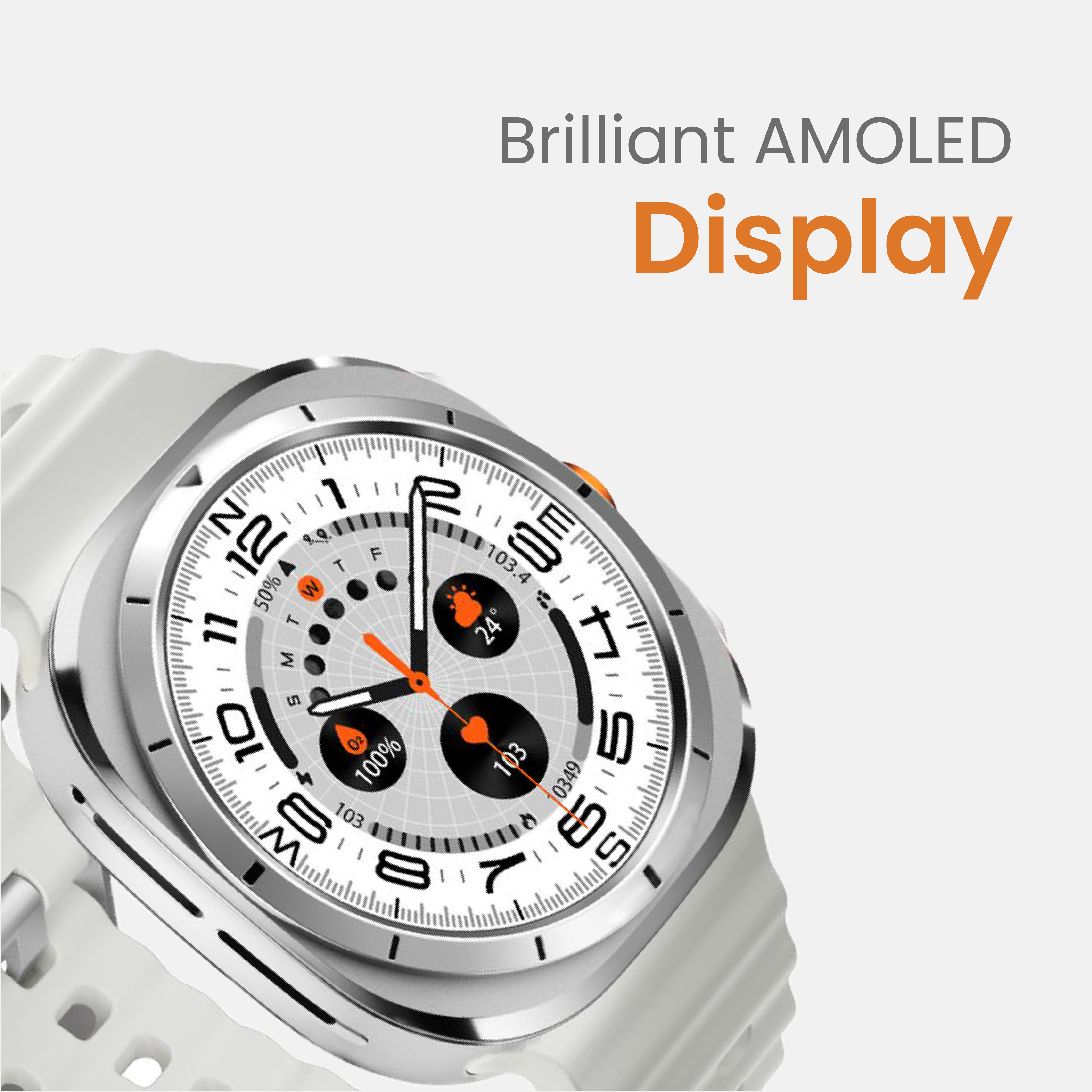 Sprint Pro Smartwatch| AMOLED DISPLAY | BLUETOOTH CALLING