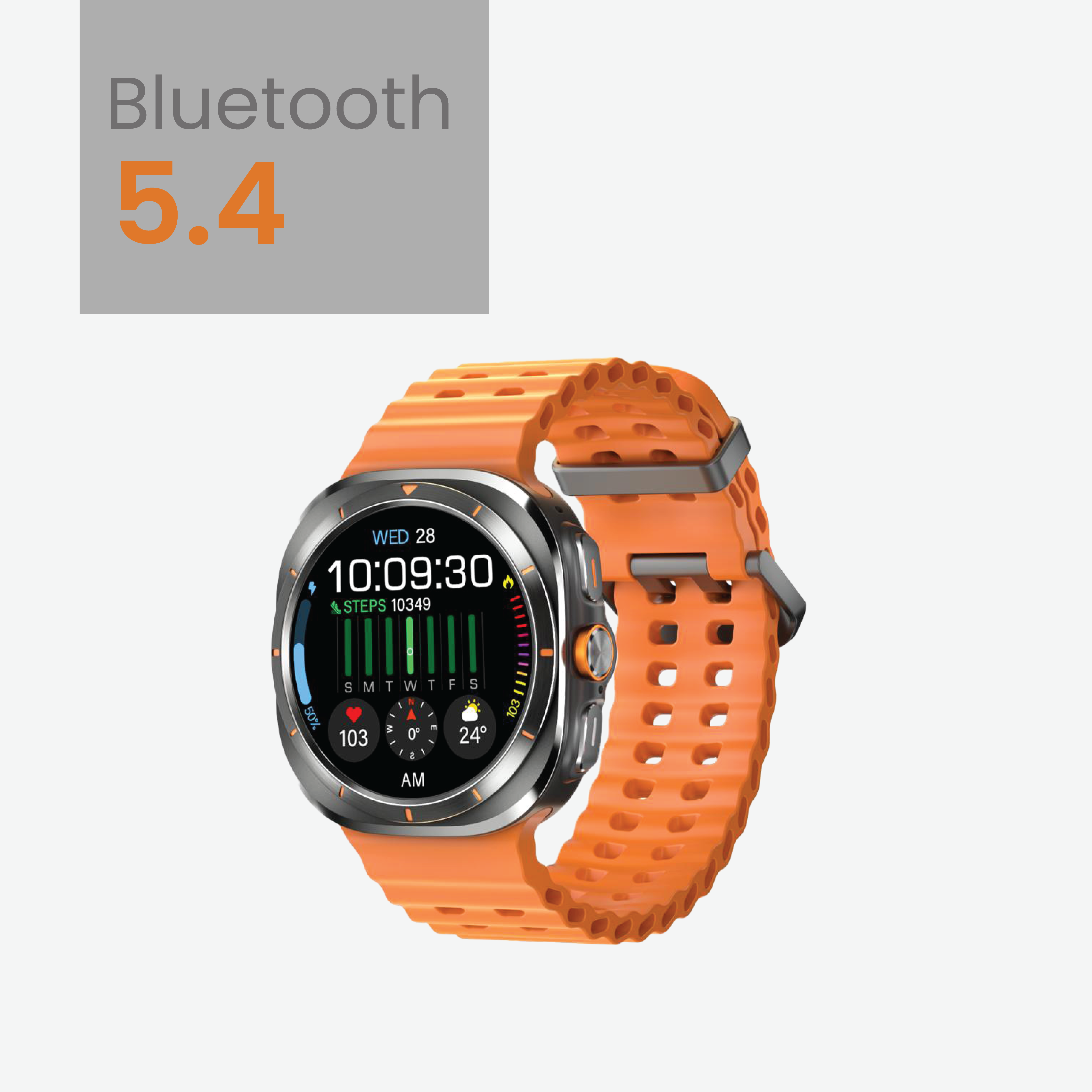 Sprint Pro Smartwatch| AMOLED DISPLAY | BLUETOOTH CALLING