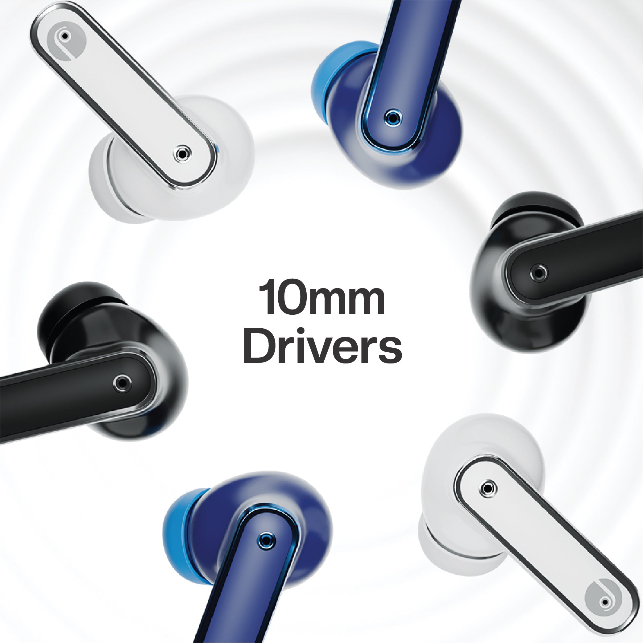 JC Silver Bluetooth 5.4 Earbuds