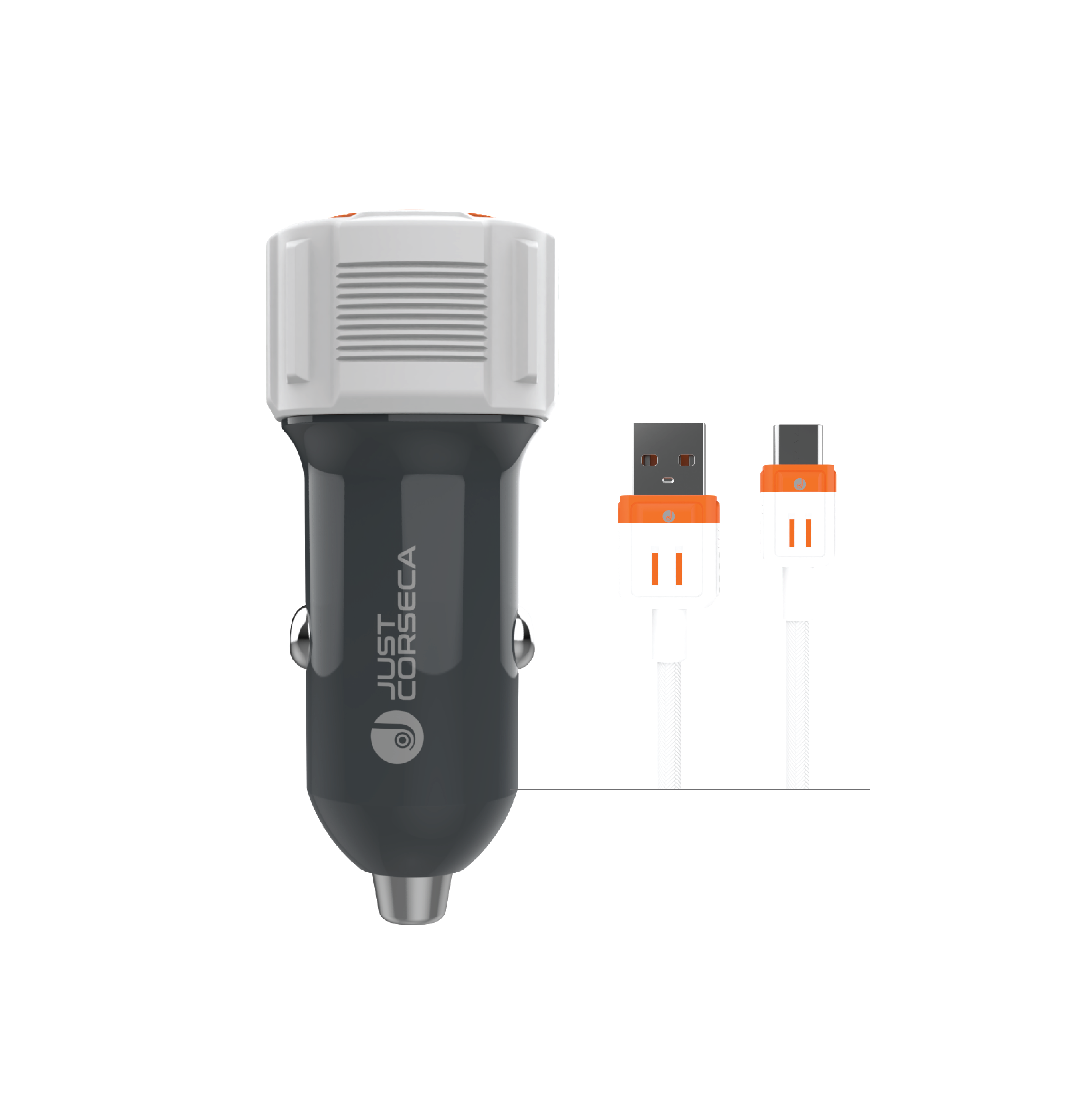 JC SSPEED A-C20 20W Car Charger (White, No Cable)
