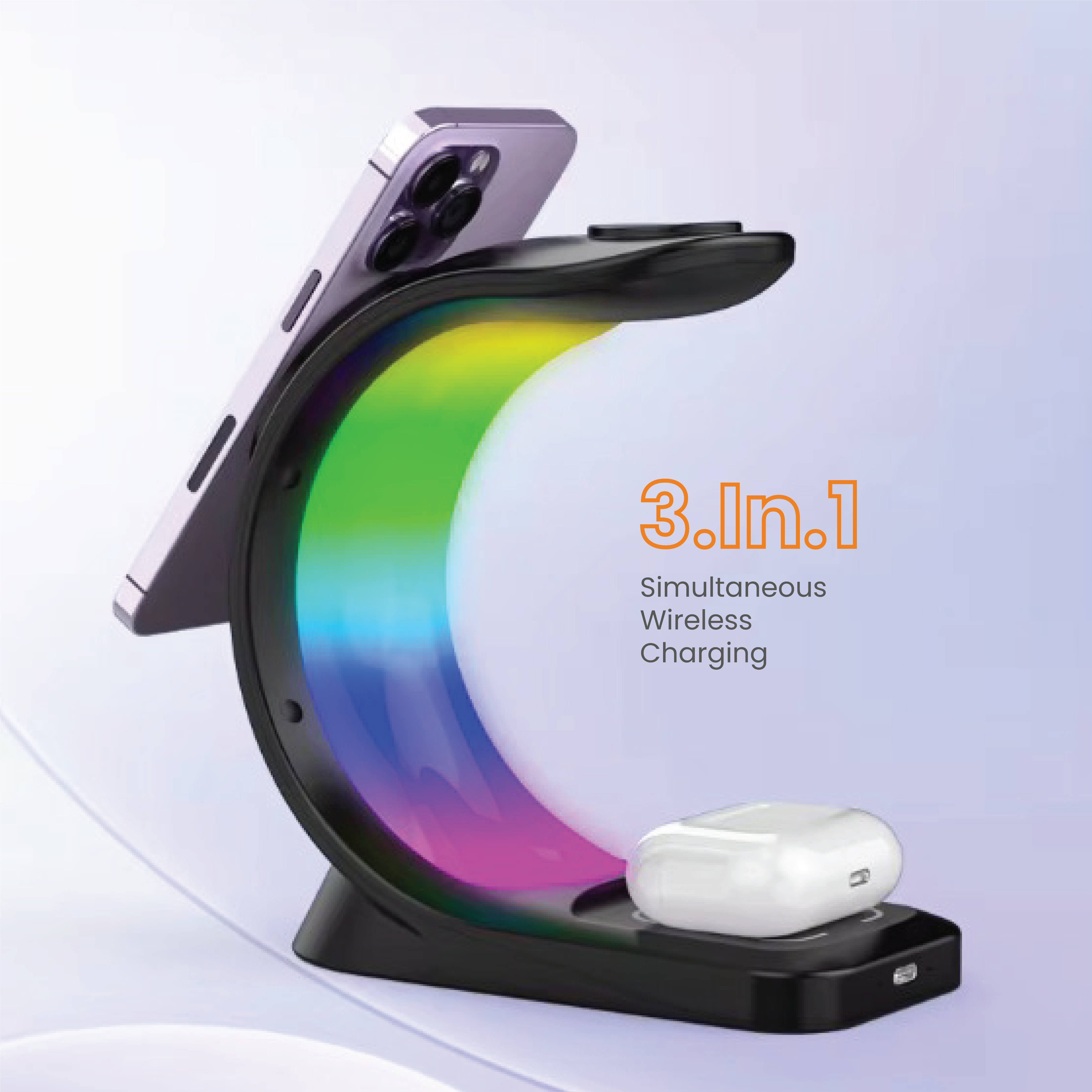 JC SwiftCharge 3-in-1 Magnetic Wireless Charger