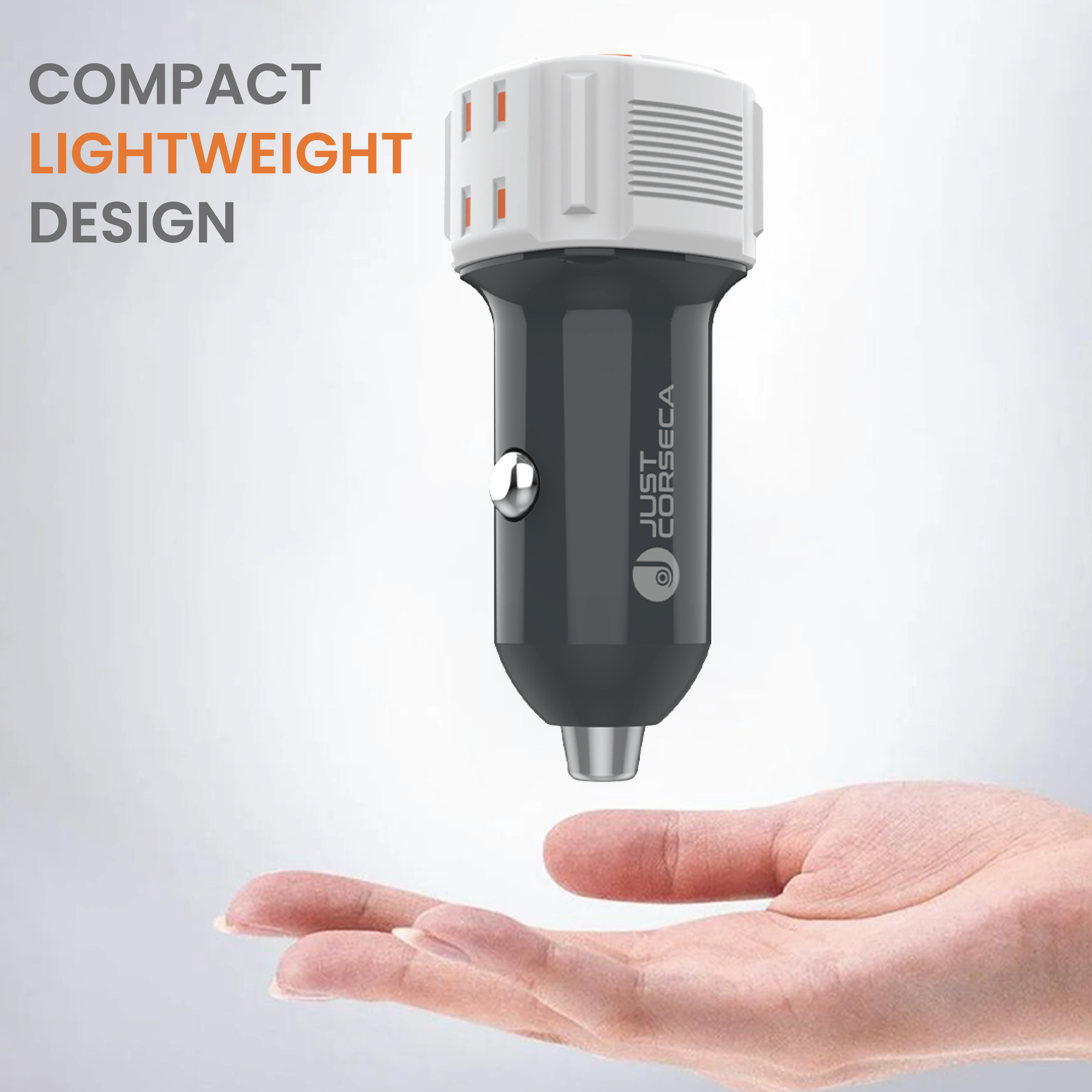 JC SSPEED A-C20 20W Car Charger (White, No Cable)