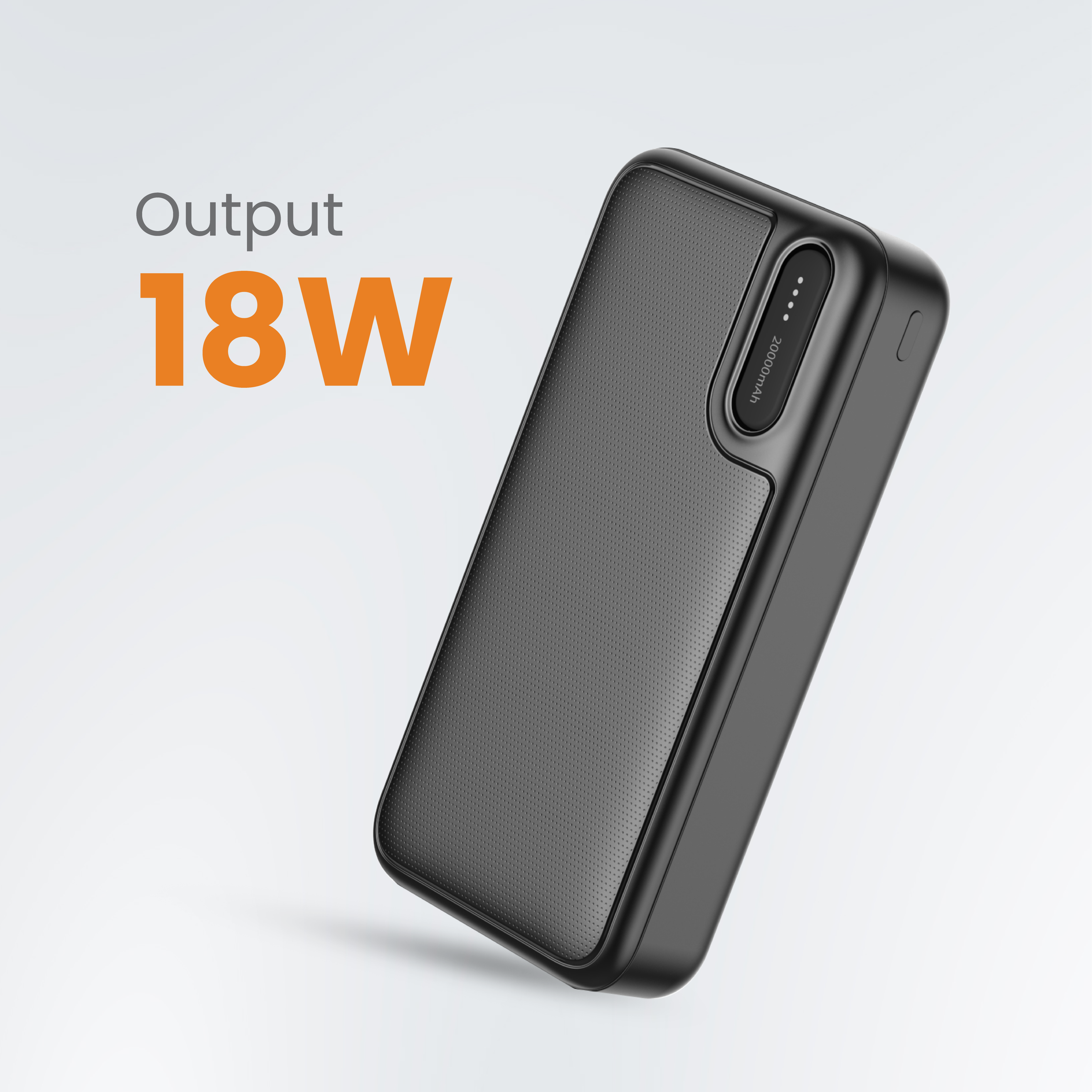 JUST CORSECA Skyvolt JST514 Power Bank | 20,000mAh, 22.5W QC PD Fast Charging | Triple Output (Dual USB-A & Type-C) | Type-B & Type-C Input | Li-Polymer Battery | LED Indicator | Stylish Design