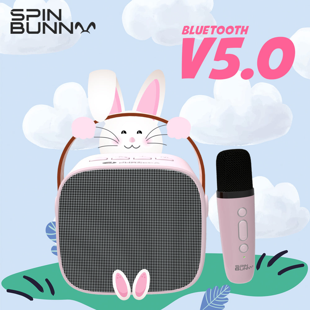 Spin Bunny Karaoke Portable Speaker