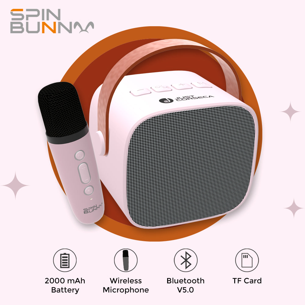 Spin Bunny Karaoke Portable Speaker