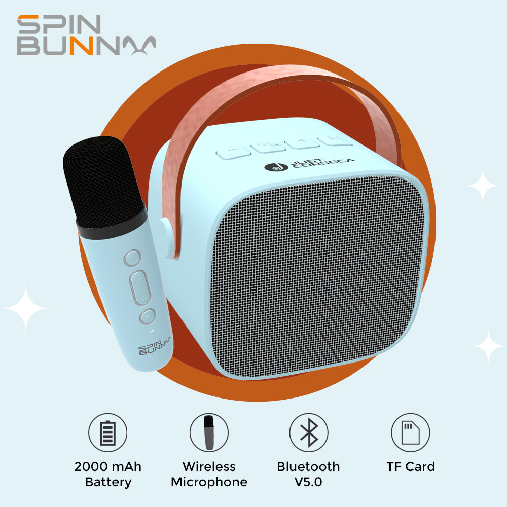 Spin Bunny Karaoke Portable Speaker