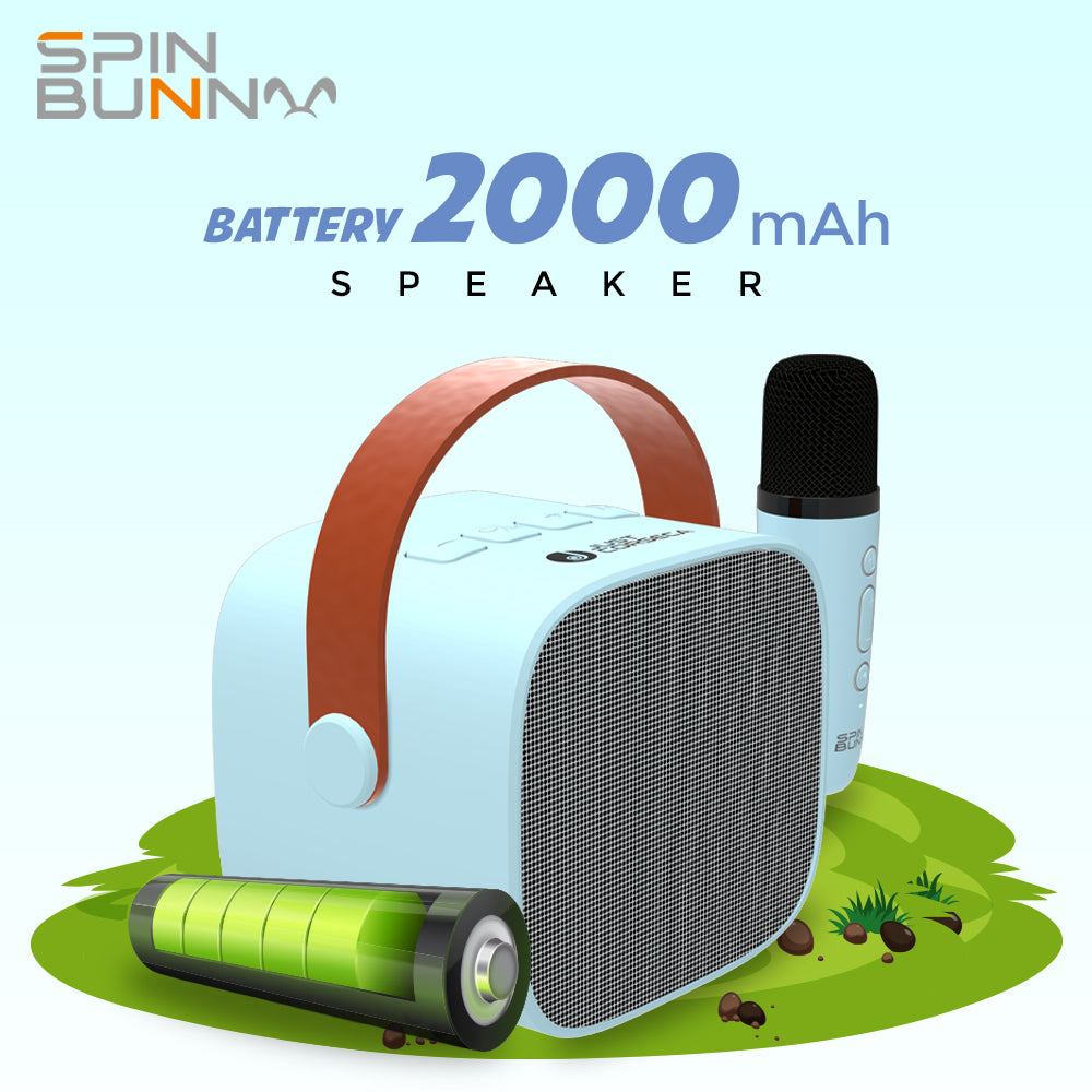 Spin Bunny Karaoke Portable Speaker