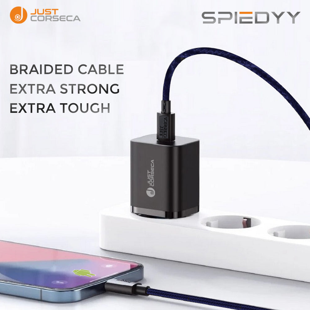 Spiedyy USB to MICRO 1.2Mtr Long Cable